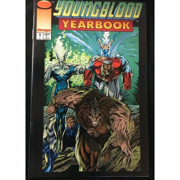 Youngblood Comic Book Mixed Lot of 8 with Alternate Cover Art Circa 1993-1995 - Picture 2 of 9